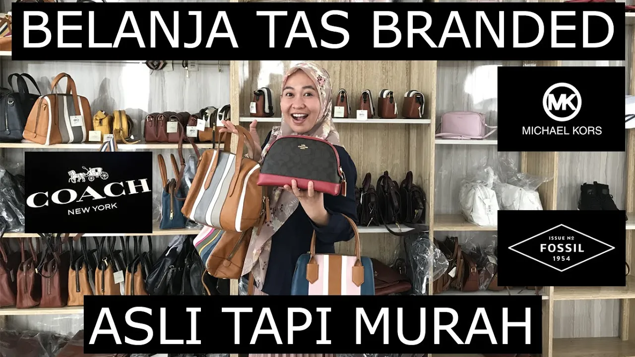 Belanja Tas Branded Murah di Pasar Baru Jakarta | Pusat Tas Wanita Bermerek Preloved / Bekas /Second