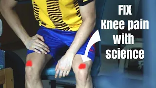 STOP Knee pain in 5 minutes Physiotherapy Quad tendinopathy PhysioEvangelist
