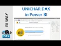 DAX Language - UNICHAR Function in Power BI