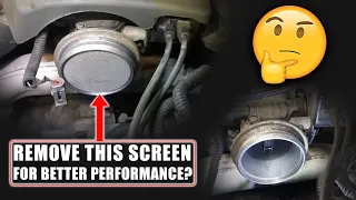 warning on modifying your air intake system