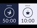 Pomodoro Timer with Brown Noise 4-Hour Study with Me for Deep Focus AD