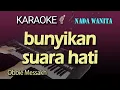 Download Lagu BUNYIKAN SUARA HATI - KARAOKE NADA WANITA || OBBIE MESSAKH