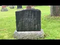 Grave of Andrew A MacDonald in Charlottetown Prince Edward Island