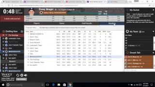 First 2017 Yahoo Fantasy Baseball Draft