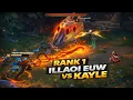 RANK 1 ILLAOI EUW VS KAYLE TOP High Elo League of Legends
