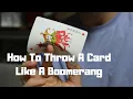 Lagu How To Throw A Card Like A Boomerang | LEARN IN 5 MINUTES