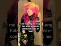 Lagu i’m not bald sobbing /silly #shorts #scene #scenecore #alt #hair