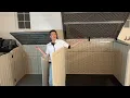 SUNCAST 70 CuFt BMS4700X vs 34 CuFt BMS2500 Horizontal Storage Shed