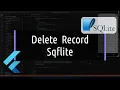 Delete in SQLite Database - Flutter
