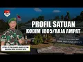 Download Lagu Profil Satuan Kodim 1805/Raja Ampat Tahun 2024