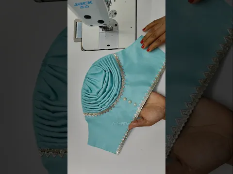 beautiful puff sleeve design l baju ke design #shorts