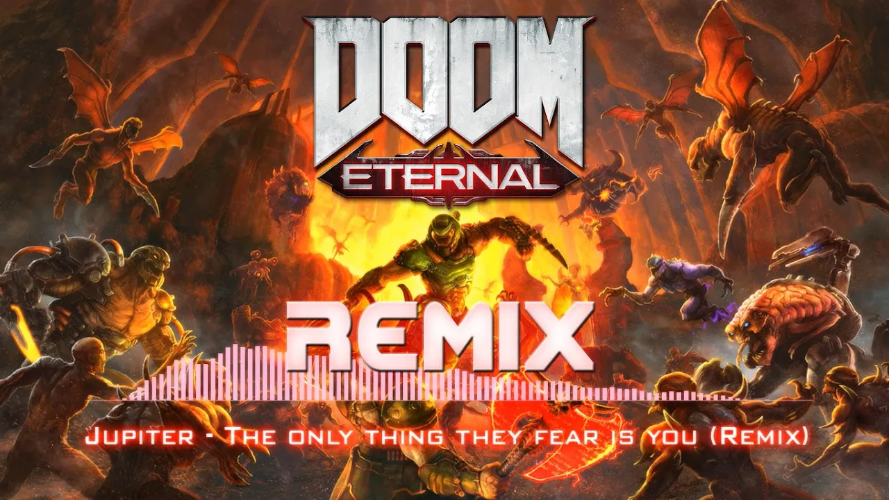 Doom Eternal OST - The Only Thing They Fear Is You (Remix/Bass cover)