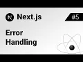 Error Handling with Boundaries - Next js Course