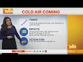 Cooler air coming this week plus allergy forecast