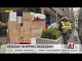 Holiday shipping deadlines for USPS UPS FedEx