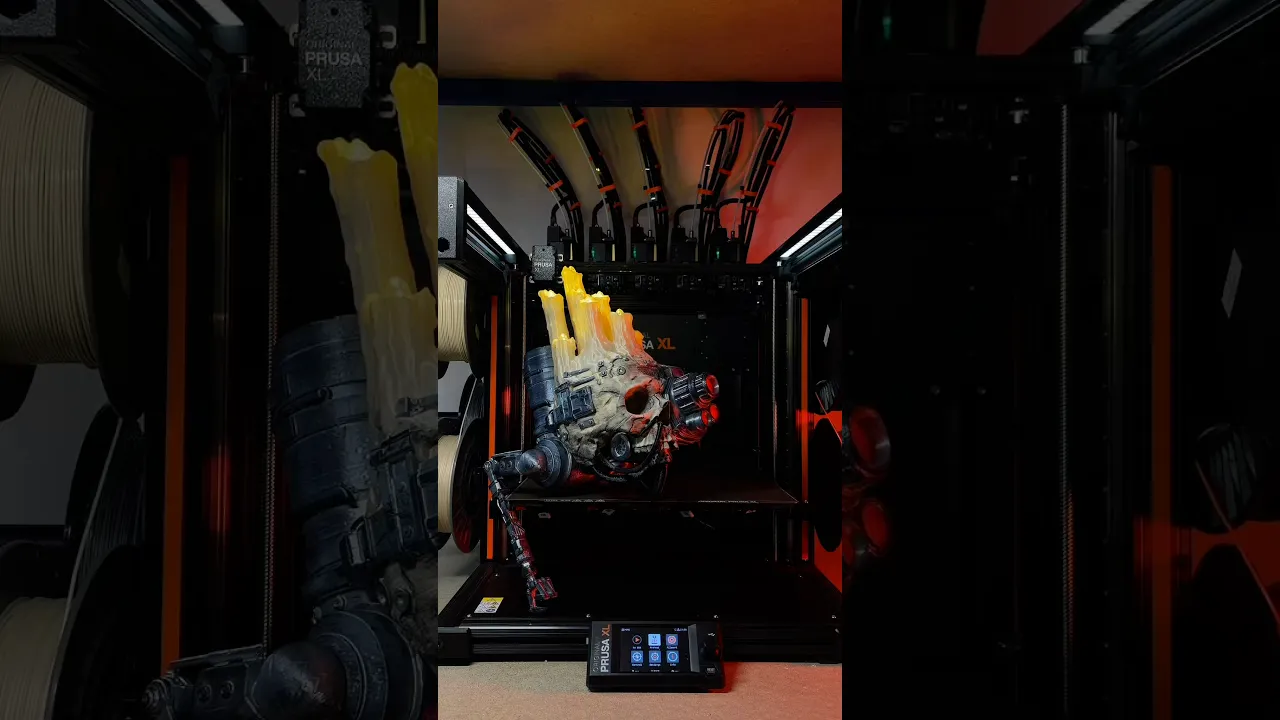 Servo Skull LED Candlelit Lantern