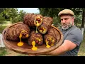 Lagu Juicy Stuffed Beef Rolls: Cooked in Butter Over Fire 🔥