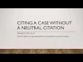 Download Lagu Citing a Case Without Neutral
