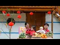 Lagu Happy New Year 2026-Cooking a New Year's Eve meal with the kids and decorating for Tet - Lý Thị Nhim