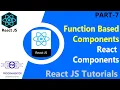 07 Functional Components In React React Components Components In React JS React
