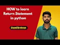 Python Return Statement Explained - Complete Beginner Guide