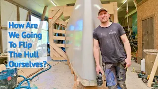 How Are We Going To Flip Our 50ft Hull? – Ep. 394 RAN Sailing