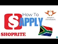 How To Apply For A Job At Shoprite As A Student In SOUTH AFRICA