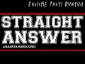 Download Lagu Straight Answer - Fasisme Pasti Runtuh MP3