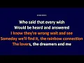 Christina Perri - The Rainbow Connection - Karaoke Instrumental Lyrics - ObsKure