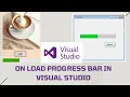 BUTTON ON LOAD PROGRESS BAR IN VISUAL STUDIO 2019 VB NET PROGRESS BAR LOAD TO NEXT FORM TECH DAYS