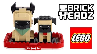 Lego BrickHeadz  40440  German Shepherd  Speed Build Review