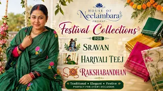 New saree collection for upcoming festival 🪷 #priyankapanditofficial6820 #houseofneelambara #saree 