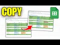 How To Copy a Google Sheet To Another Google Sheet