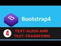 Bootstrap 4 5 Crash Course Text-Align and Text-Transform