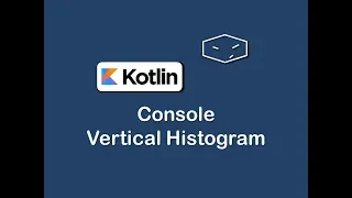 console vertical histogram in kotlin