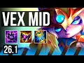 VEX vs AKALI MID EUW Grandmaster 26 1