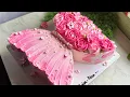 Elegant Butterfly Cake Design Pink Floral Butterfly Cake Decoration Tutorial
