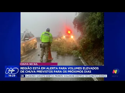 Situação crítica: Sul do Estado em alerta devido a previsão de chuvas intensas nos próximos dias