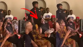 davido shooting official video to ogechi remix with boypee brown joel and hyce who s your fav