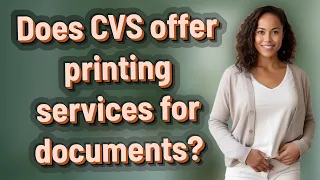 Does CVS offer printing services for documents
