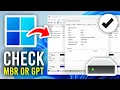 How To Check If Disk Is MBR Or GPT In Windows - Full Guide