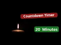 20 min Candle Countdown Timer