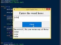 Simple Spell Checker App in Python