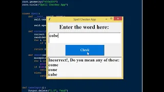 Simple Spell Checker App in Python