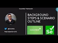 Selenium Cucumber Framework - How to use Background Steps and Scenario Outline in Cucumber