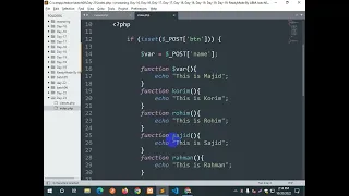 Day 23 PHP Class Construct and Dynamic Function Calling