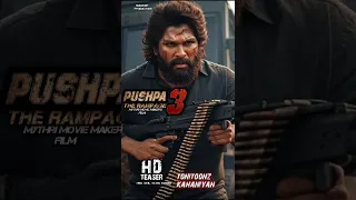 PUSHPA 3 The Rampage Teaser Allu Arjun Sukumar Trailer Shortfeed Tonitoonzkahaniyan 