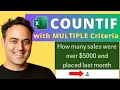 Using COUNTIF with Multiple Criteria in Microsoft Excel