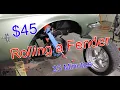 Lagu Rolling a Fender Lip for More Tire Clearance!