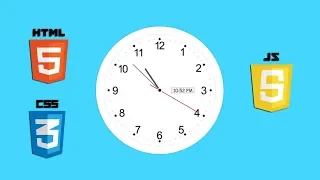 How to create analog and digital clock using HTML CSS and JavaScript Part-1